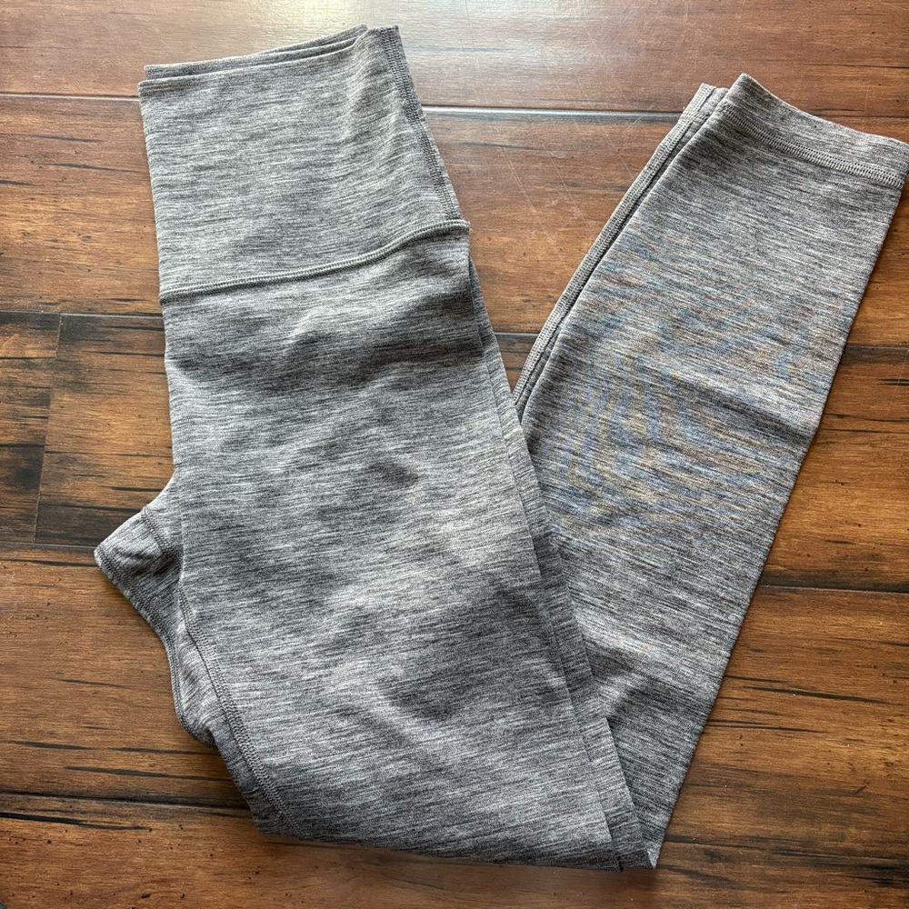 Lululemon align leggings size 4 25” heathered grey